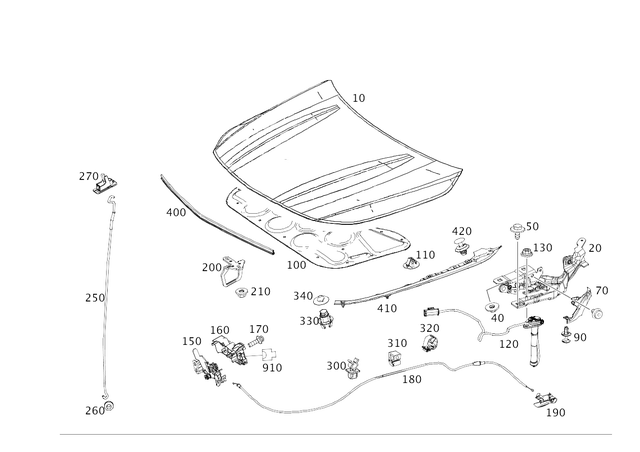 990789264 - Attachment Parts: Expansion Rivet for Mercedes-Benz Image