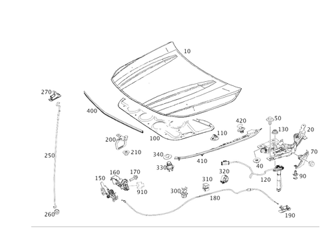 Engine Hood for 2023 Mercedes-Benz CLA 250 #0