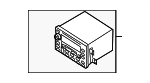 3910185Z01 - Body: AM/FM CD Cassette for Suzuki Image