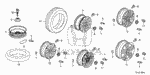 44729S5AA11 - Chassis: WEIGHT, BALANCE (35G) (PLOMBCO) for Honda Image