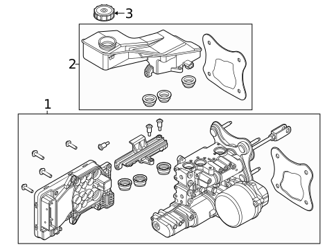 Master Cylinder - Components On Dash Panel for 2023 Lincoln Navigator #0