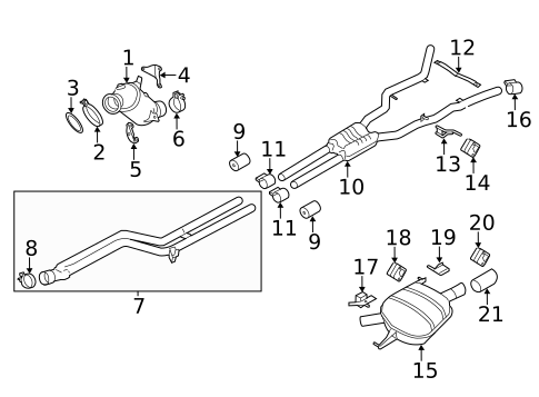 Exhaust Components for 2010 BMW 535i GT #0