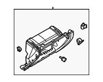 17B85710182V - Body: Glove Box Frame for Volkswagen: Jetta Image