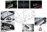 51135A34726 - Retrofitting / Conversion / Accessories: Trim Cover Set with Pad for Mini Image