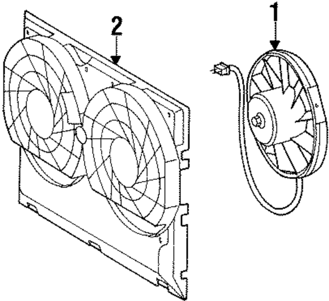 5008593 - Cooling System: Auxiliary Fan for Mercedes-Benz Image