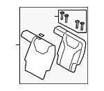 89300S9720XNA - Body: Seat Back Assembly for Kia Image
