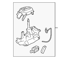 349019KA2A - : Automatic Transmission Shift Lever for Nissan Image