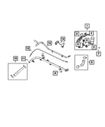 68336613AD - Fuel and Accelerator Pedal: Fuel Filler Tube for Mopar Image