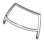 41327006290 - Body: Window Frame for BMW: Z8 Image