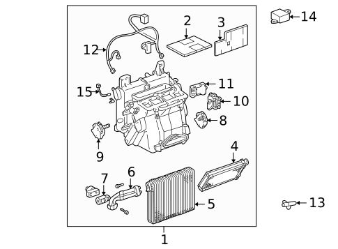 HVAC Case for 2003 Lexus GS300 #0