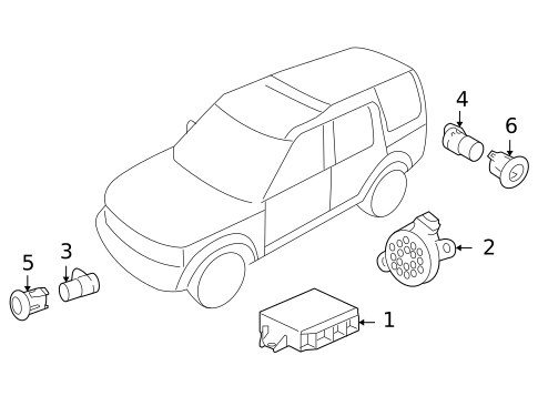 Electrical Components for 2007 Land Rover LR3 #0