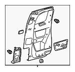6252004051C1 - : Door Trim Panel for Toyota Image