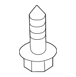 9015960507 - Body: Deflector Screw for Lexus: GS Turbo, GS300, GS400, GS430, IS F, IS200t, IS250, IS300, IS350, IS500, LS430, LS460, LS600h, RC F, RC200t, RC300, RC350 Image