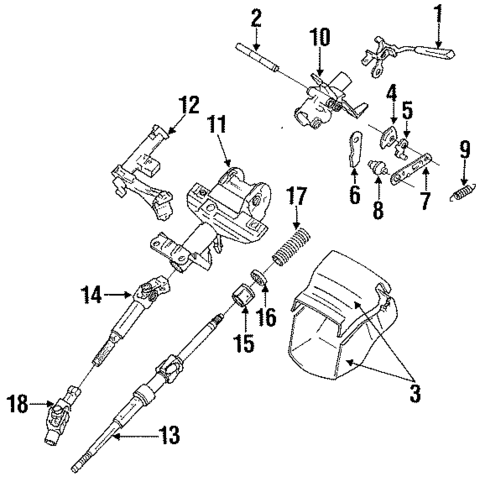 Housing & Components for 1995 Toyota MR2 #0