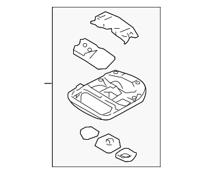 400555308B0 - : Map Lamp Assembly for Toyota: Sienna Image
