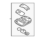 6365008490E0 - : Map Lamp Assembly for Toyota: Sienna Image