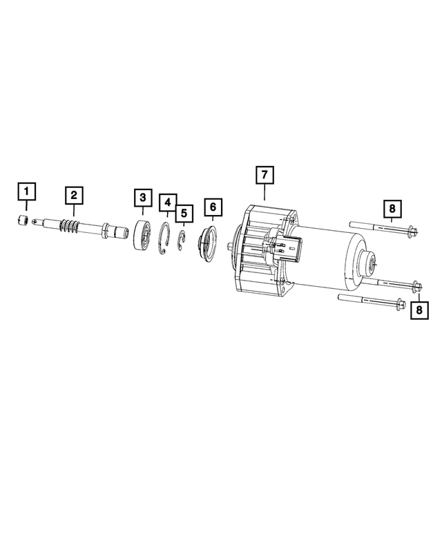 68026948AA - MP3010 Transfer Case: Shift Shaft Bearing for Mopar Image image