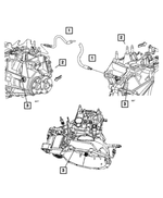5273429AA - : Clutch M/cyl Tube for Mopar Image