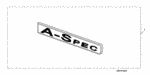 8F20SEP400A - Accessory Components: EMBLEM, A-SPEC for Acura Image