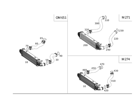 Charge Air Cooling for 2015 Mercedes-Benz C250 #0