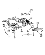 6503193 - Front Suspension: Hex Head Bolt And Coned Washer for Mopar Image image