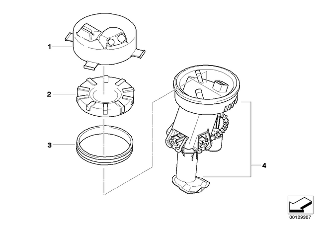 16147723464 - : Fuel Pump Assembly for BMW-Motorrad Image