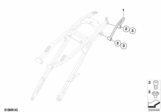 46517708669 - Design: Bush - 6.2X16X8 for BMW-Motorrad Image