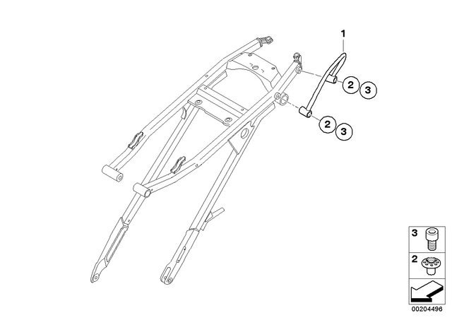 46517708669 - Design: Bush - 6.2X16X8 for BMW-Motorrad Image