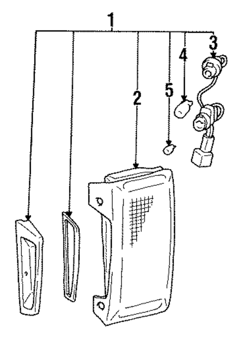 License Lamps for 1994 Toyota 4Runner #0
