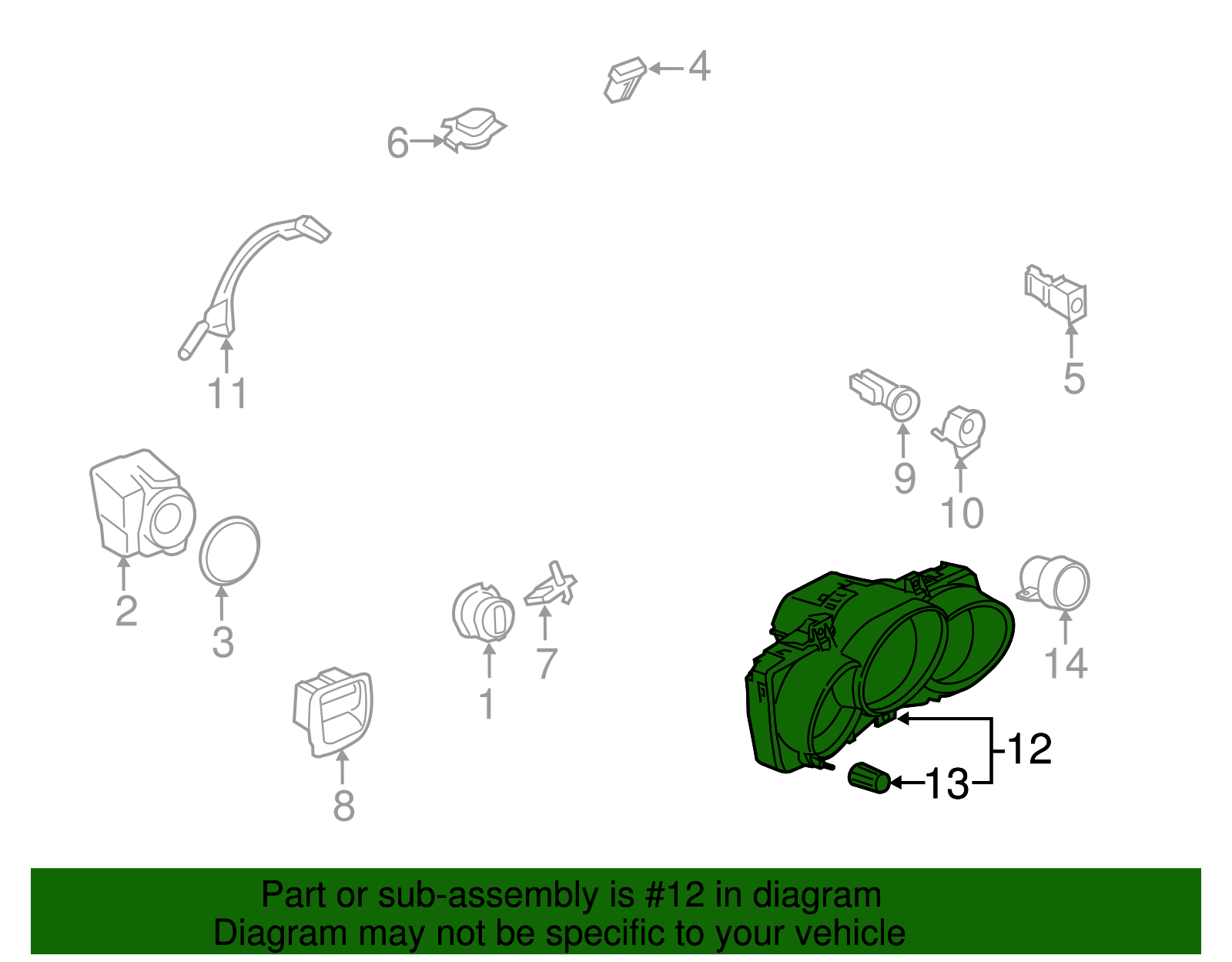 981641981721S1 20132016 Porsche Cluster Assembly 20132016