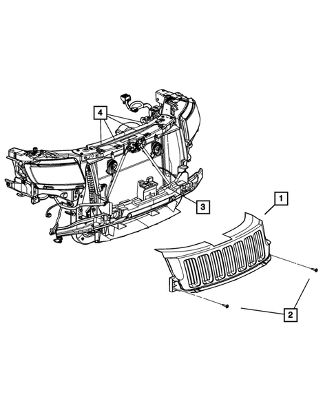 Grilles for 2011 Jeep Grand Cherokee #0