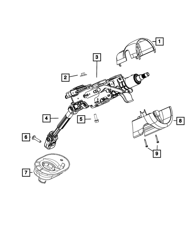 6509274AA - Steering: Hex Flange Head Bolt for Mopar Image image