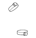 L33E13736 - Cooling System: Air Hose Clamp for Mazda: 3, 6, CX-7 Image