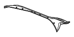 10446063 - Body: Air Inlet Grille for Chevrolet: Corvette Image