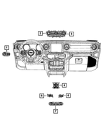 68290765AC - : Power Window Switch for Mopar Image
