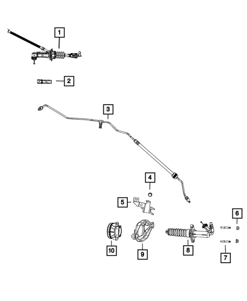 Clutch Controls for 2023 Jeep Gladiator #0