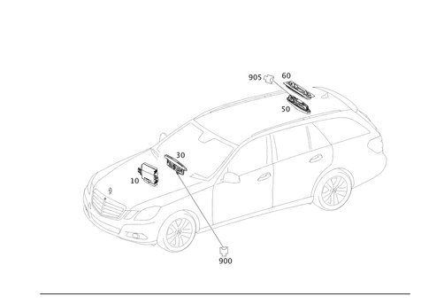 Parktronic System (Pts) for 2012 Mercedes-Benz E63 AMG #0