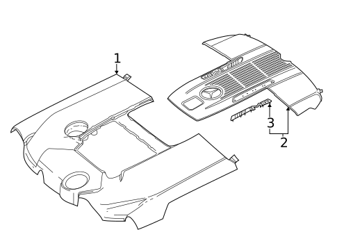 Engine Appearance Cover for 2020 Mercedes-Benz S65 AMG #0