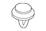 91562TVEH01 - Body: Cowl Grille Clip for Honda Image