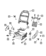 68234978AA - Interior Trim: Support Lumbar for Mopar Image image