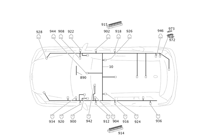 45468240 - Electrical Equipment and Instruments: Distributor Block for Mercedes-Benz Image