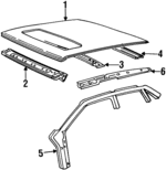 1390195 - Body: Roof Panel for Volvo: 850 Image