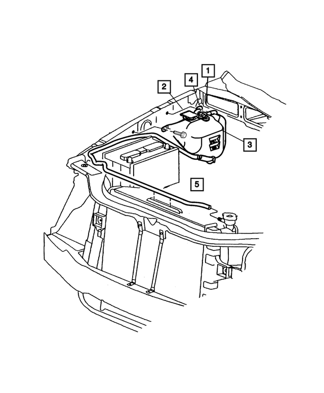 52079331 - Cooling: Coolant Recovery Bottle Cap for Mopar Image