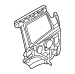 5301C076 - Body: Inner Quarter Panel for Mitsubishi Image