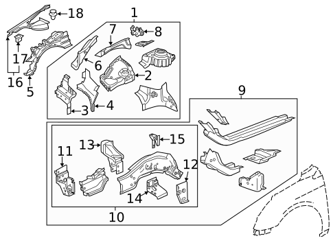 Cowl for 2017 Cadillac XTS #3