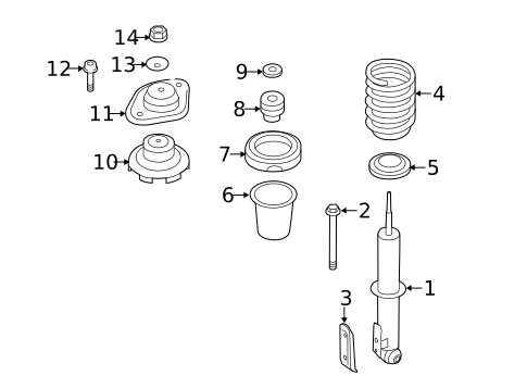 Struts & Components for 2013 Mini Cooper #0
