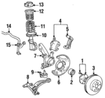 4882033010 - : 1992-1996 Lexus ES300 - Stabilizer Link for Lexus: ES300 Image
