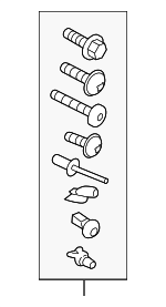 8V0098615 - : Hood Mount Kit for Audi: A3, A3 Quattro, A3 Sportback e-tron, S3 Image