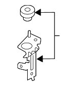 281142W100 - Engine: Air Cleaner Assembly Mount Bracket for Kia: Sorento Image