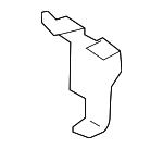 51118041154 - Body: Bracket for BMW: 740i, 740Ld xDrive, 740Li, 740Li xDrive, 750i, 750i xDrive, 750Li, 750Li xDrive, 760Li, ActiveHybrid 7 Image